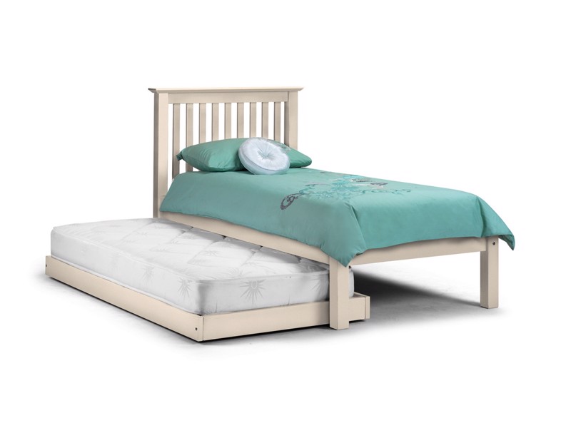 Land Of Beds Leyton White Wooden Guest Bed1