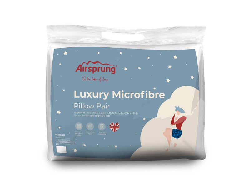 Airsprung Luxury Microfibre Pillow1