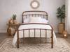 Land Of Beds Clara Copper Metal King Size Bed Frame2