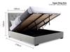 Land Of Beds Miami Grey Fabric Ottoman Bed10