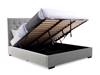 Land Of Beds Miami Grey Fabric Super King Size Ottoman Bed4