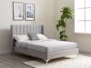 Land Of Beds Vienna Light Grey Fabric Bed Frame1