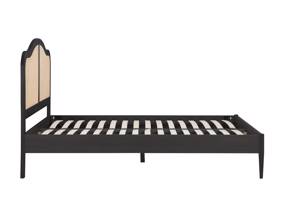 Land Of Beds Paris Black Wooden Bed Frame8