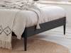 Land Of Beds Paris Black Wooden Bed Frame5