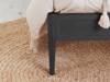 Land Of Beds Paris Black Wooden Bed Frame6