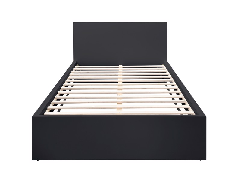 Land Of Beds Sintra Black Wooden Bed Frame3