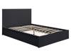 Land Of Beds Sintra Black Wooden Ottoman Bed3