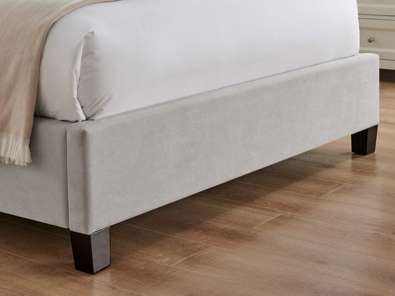 Land Of Beds Carina Natural Fabric Bed Frame4