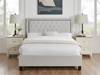 Land Of Beds Carina Natural Fabric Bed Frame3