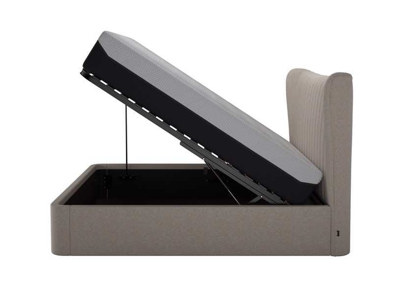 Tempur Horton Fabric King Size Ottoman Bed3