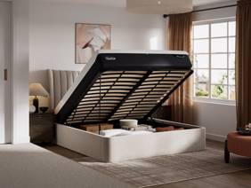 Tempur Horton Fabric King Size Ottoman Bed2