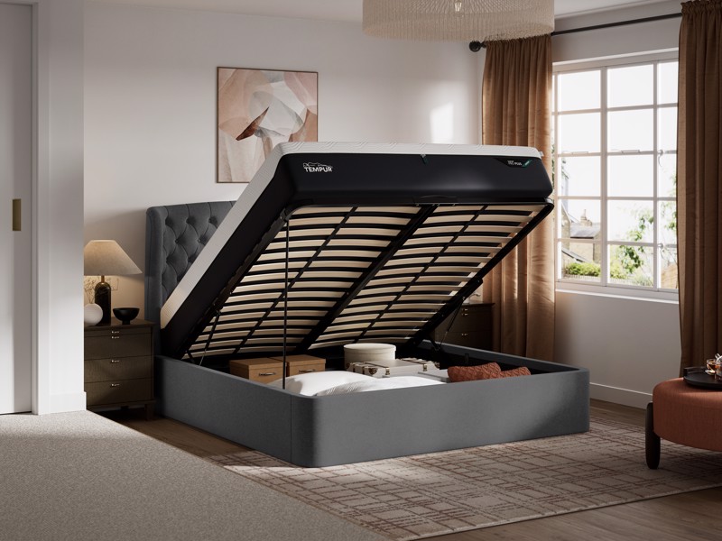 Tempur Holcot Fabric Ottoman Bed2