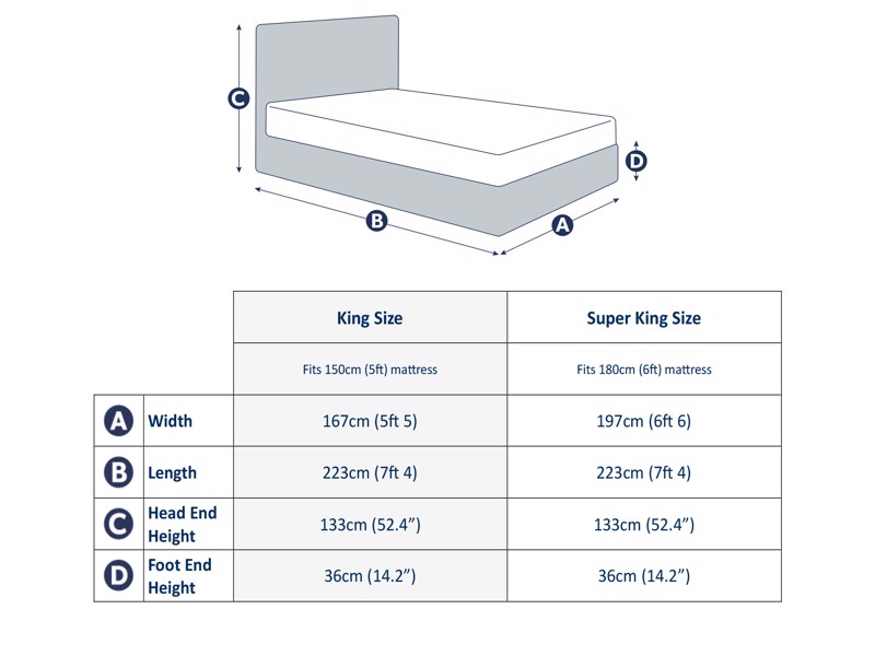 Tempur Holcot Fabric Ottoman Bed11