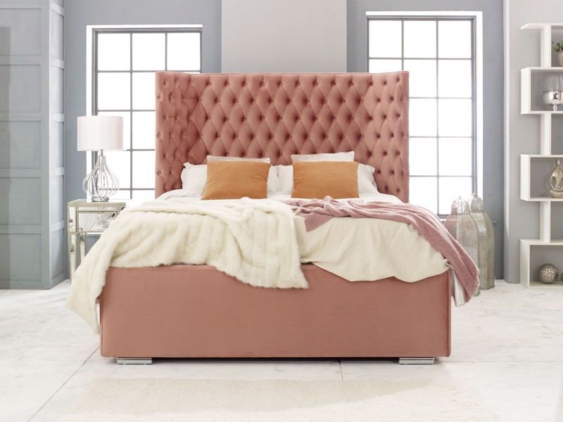 Land Of Beds Freya Fabric Bed Frame1