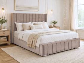 Land Of Beds Cora Fabric Bed Frame1