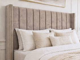 Land Of Beds Cora Fabric Bed Frame3