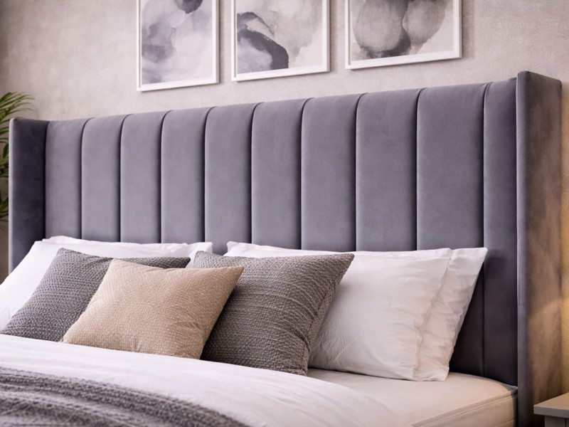 Land Of Beds Gracie Fabric Bed Frame3