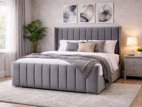 Land Of Beds Gracie Fabric Bed Frame1