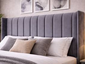Land Of Beds Gracie Fabric Bed Frame3