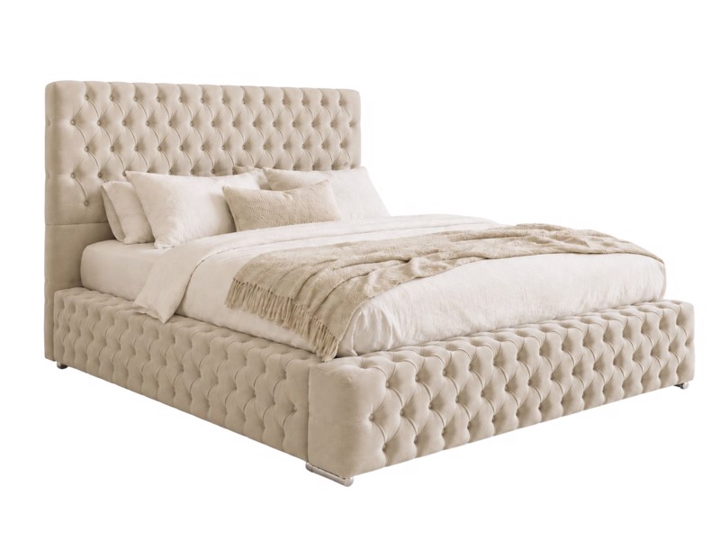 Land Of Beds Sofia Fabric Bed Frame3