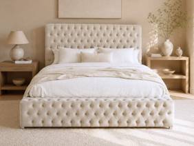 Land Of Beds Sofia Fabric Bed Frame2