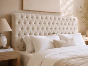 Land Of Beds Sofia Fabric Bed Frame4