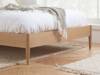 Land Of Beds Helsinki Natural Finish Wooden Super King Size Bed Frame3