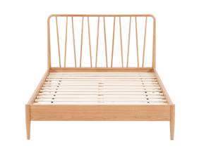 Land Of Beds Helsinki Natural Finish Wooden Super King Size Bed Frame6