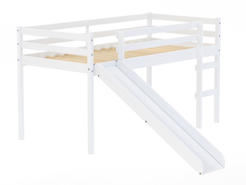 Land Of Beds Percy White Wooden Kids Bed3