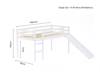 Land Of Beds Percy White Wooden Single Childrens Bed4