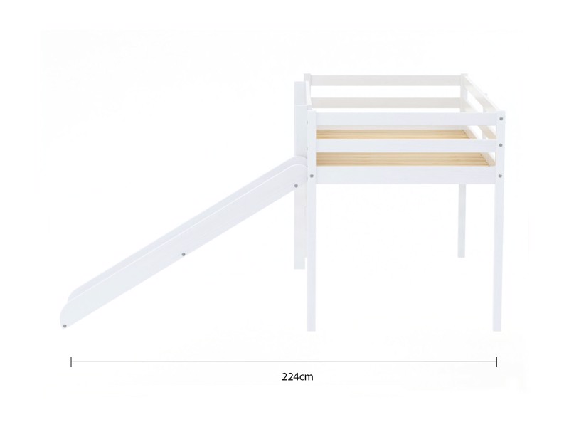 Land Of Beds Percy White Wooden Kids Bed10