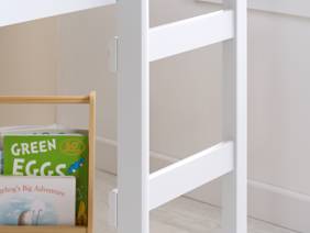 Land Of Beds Percy White Wooden Kids Bed5