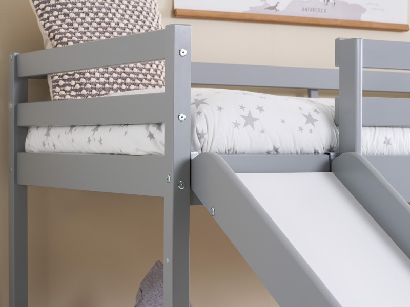 Land Of Beds Percy Grey Wooden Kids Bed2