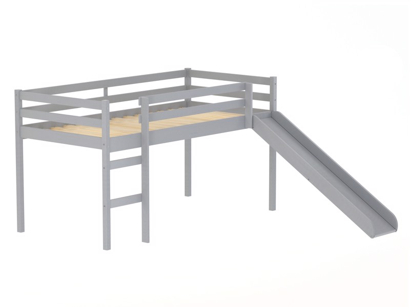 Land Of Beds Percy Grey Wooden Kids Bed3