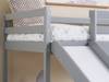 Land Of Beds Percy Grey Wooden Single Childrens Bed3