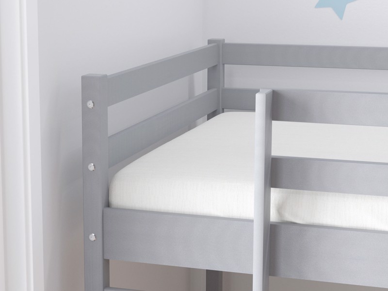 Land Of Beds Percy Grey Wooden Childrens Bed2