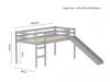 Land Of Beds Percy Grey Wooden Childrens Bed4