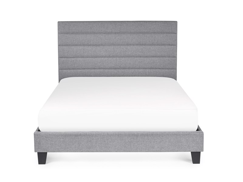 Land Of Beds Arley Grey Fabric Single Bed Frame5