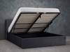 Land Of Beds Mia Silver Grey Fabric Ottoman Bed3