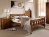 Land Of Beds Hampstead Pine Wooden King Size Bed Frame1
