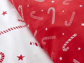 Catherine Lansfield Christmas Candy Cane Duvet Cover Set4