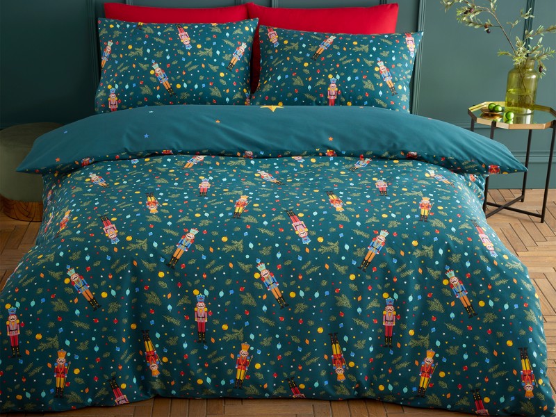 Catherine Lansfield Christmas Nutcracker Duvet Cover Set3
