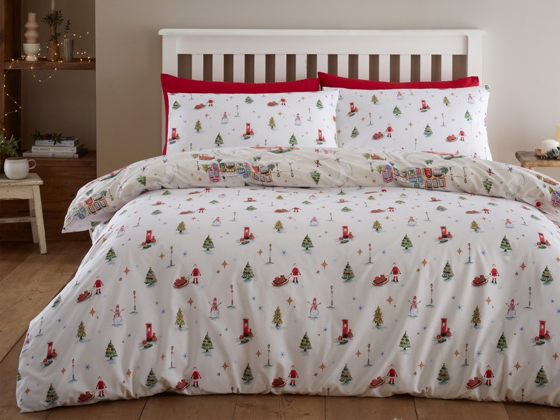 Catherine Lansfield Christmas Town Duvet Cover Set3
