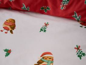 Catherine Lansfield Christmas Robins Duvet Cover Set3