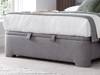Land Of Beds Taylor Marbella Grey Fabric Ottoman Bed4