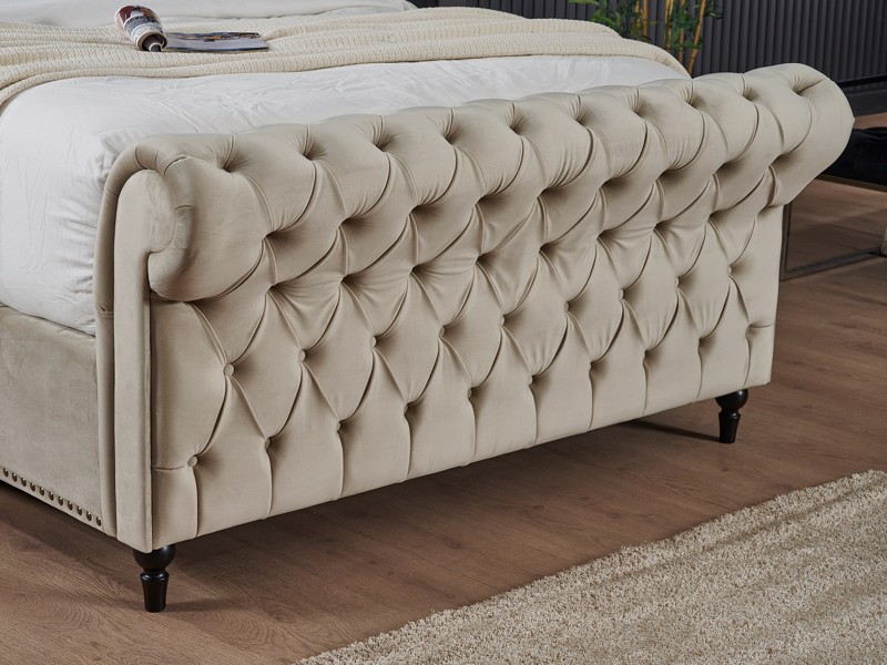 Land Of Beds Winchester Fabric Ottoman Bed4