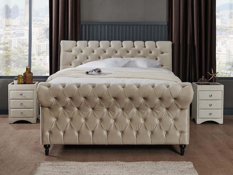 Land Of Beds Winchester Fabric Ottoman Bed5