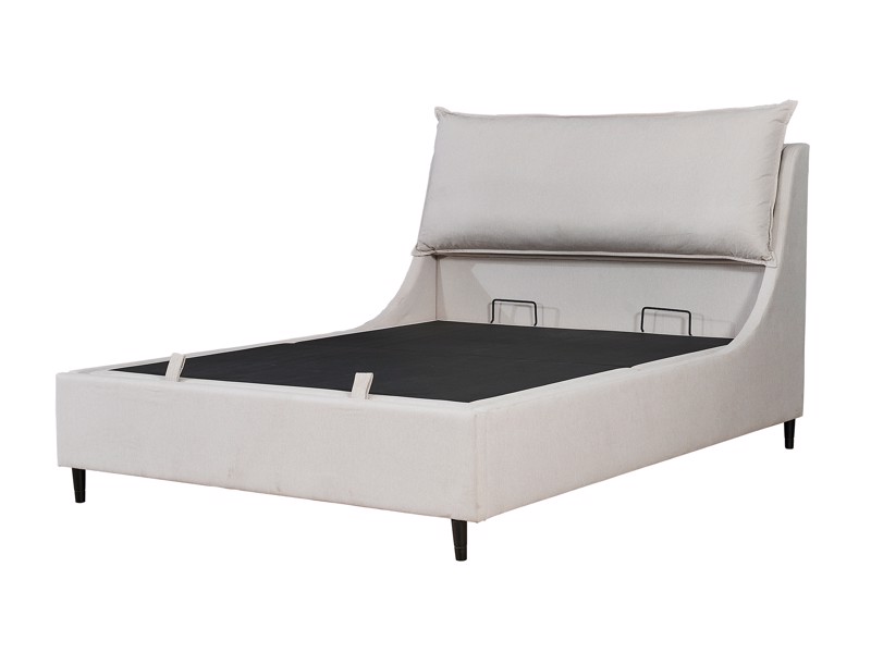 Land Of Beds Amalfi Fabric Double Ottoman Bed5