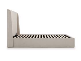 Land Of Beds Eden Beige Fabric Ottoman Bed4