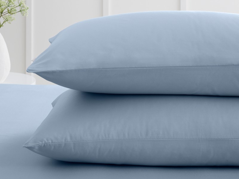 Bianca Fine Linens Cotton Blue Pillowcases3